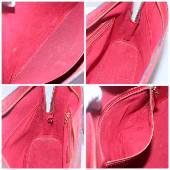 LOUIS VUITTON Epi Lussac Shoulder Bag Red M52287 LV Auth 116939 - Picture 16 of 16